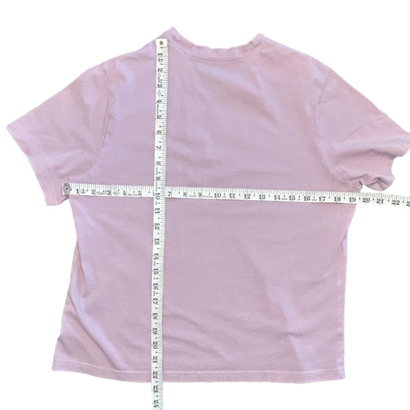 Women’s On pink/purple logo graphic T-shirt. Medium. On Clouds/ On running New - Picture 6 of 9